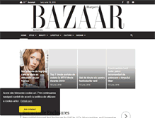 Tablet Screenshot of harpersbazaar.ro